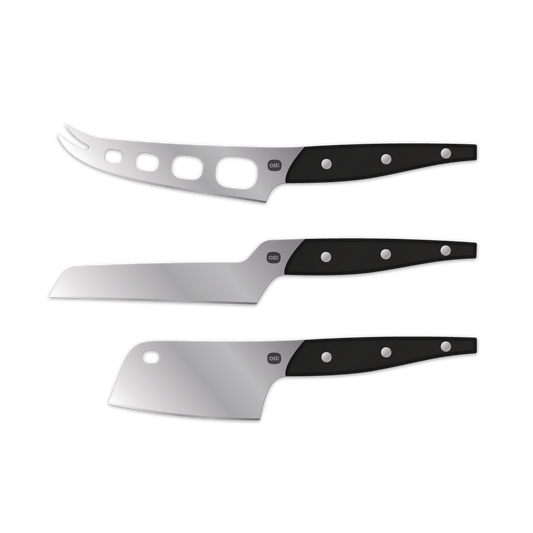 OSTI Cheese Knives – For Soft, Medium and Hard cheeses